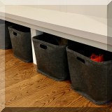 D25. Storage bins. 